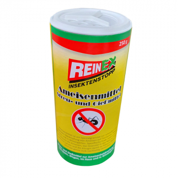 AMEISENMITTEL Pulver Streu Gießmittel Ameisenabwehr gegen Ameisen Reinex 250g